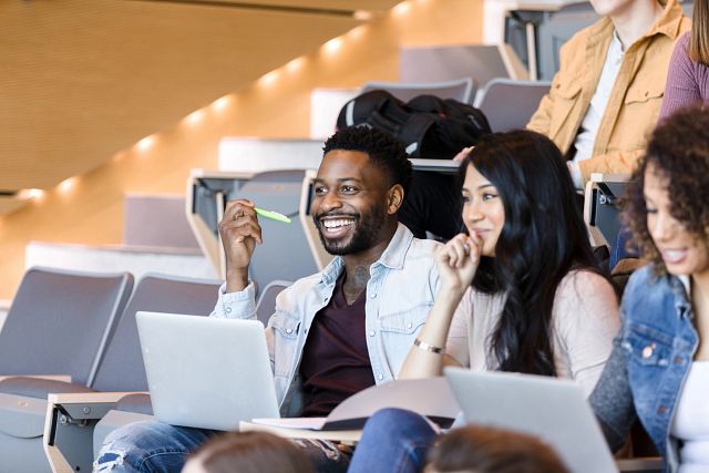 Students in lecture hall