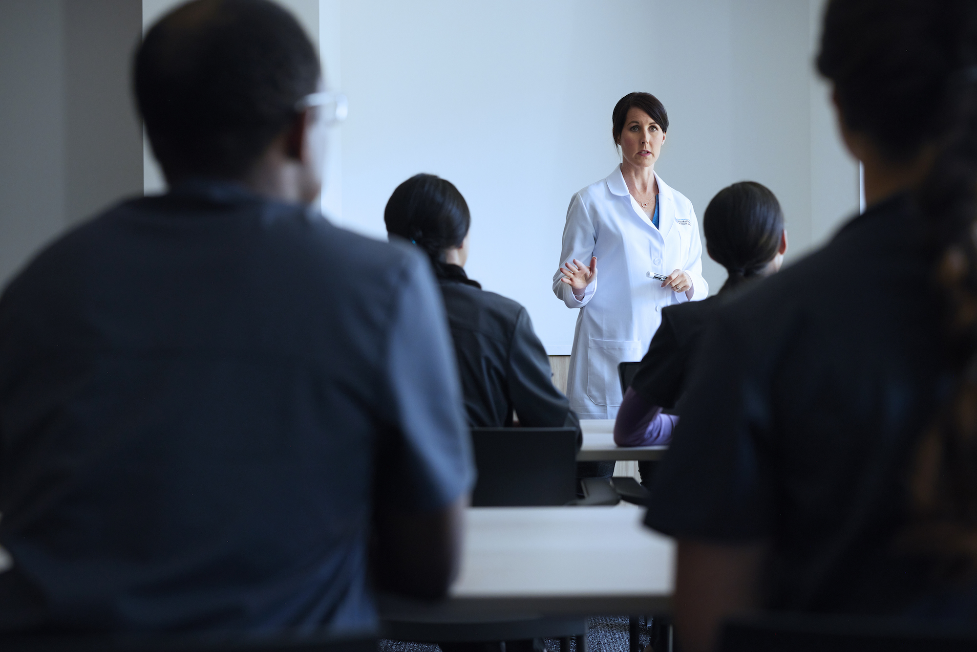 Alliant Nursing Professor Teaching in a Classroom full of Students