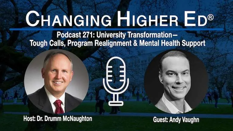 How University Leaders Can Transform Institutions with Program Realignment and Scalable Mental Health Services